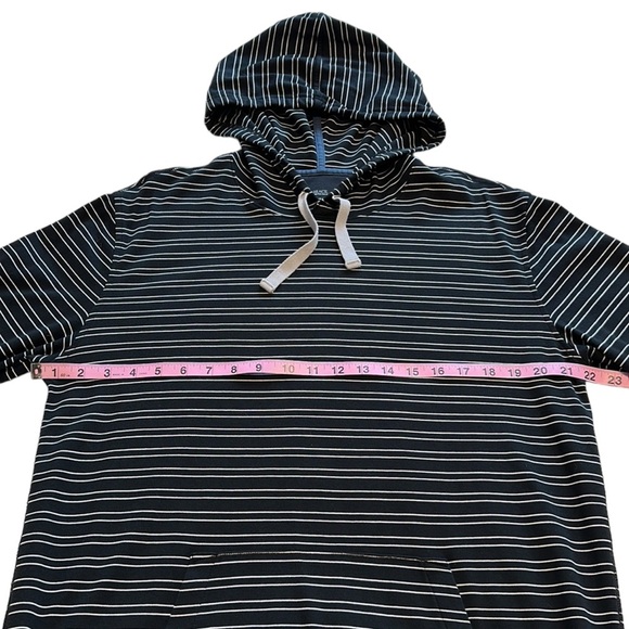 Saks Fifth Avenue X Black Slim Fit Jersey Hoodie - Size XXL - Picture 6 of 10